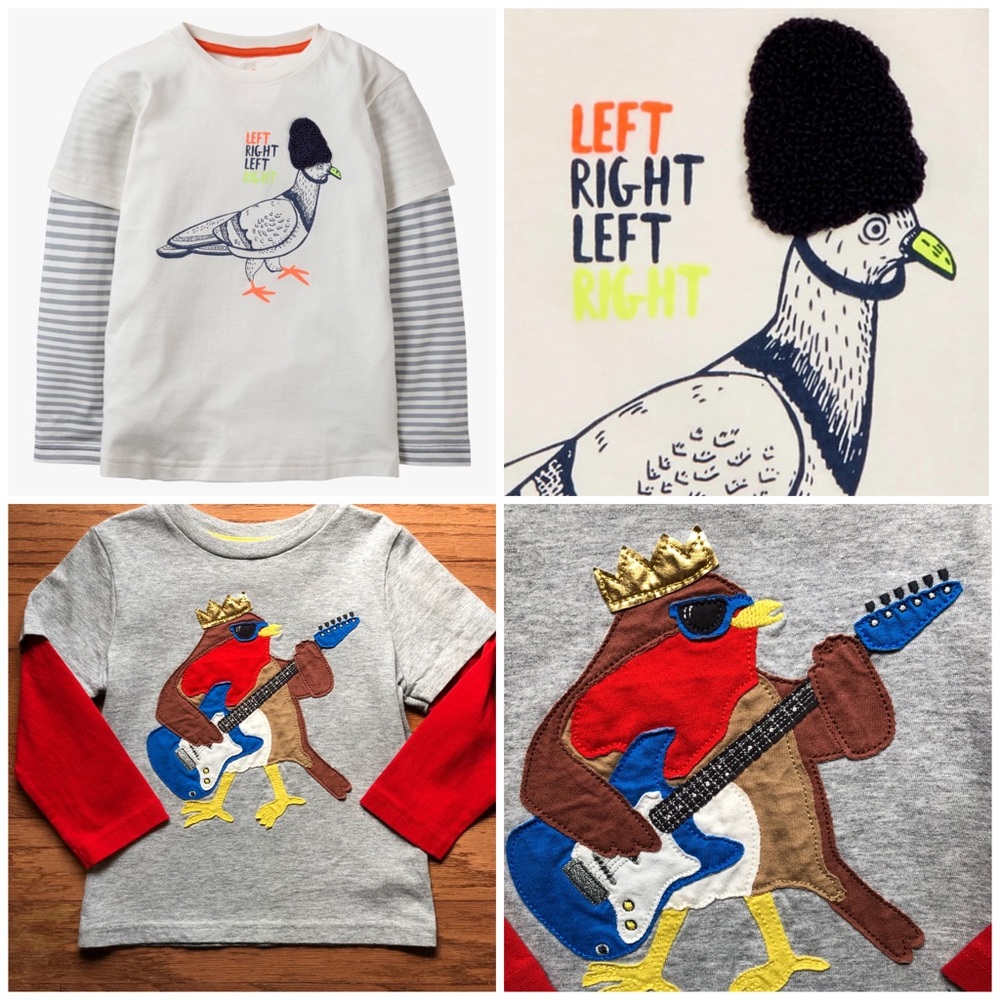 Mini Boden Bird Duo!